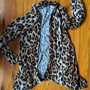 Leopard Print Cardigan